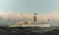 Antonio Jacobsen DanishAmerican 18501921 Portrait of Excursion Steamer PROVIDENCE