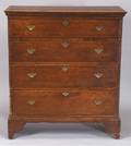 Queen Anne Pine Tall Chest of Drawers