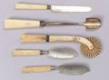 Five Ivory and IvoryHandled Items