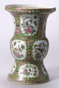 Rose Canton KuForm Porcelain Vase