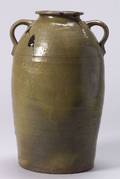 Stoneware Molasses Jar