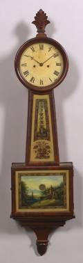 Classical Mahogany Banjo Clock