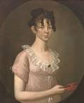 Attributed to William Jennys Connecticut Massachusetts and New Hampshire ac ac 17981808 Portrait of Anna Hoyt b 1783