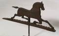 Carved and Painted Wooden Ethan Allen Weather Vane