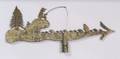 Painted Sheet Metal Silhouette Fishing Weather Vane