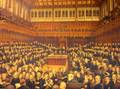 19th20th Century Chromolithograph Depicting British Parliament