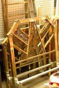 French Art Deco Brass Crib