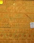 Framed 1826 Mary Ann Kidder Needlepoint Sampler
