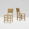 Charlotte Perriand   dining chairs pair