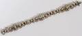 PLATINUM  APPROX 1000CT DIAMOND BRACELET L 7 14