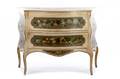 Venetian Paint Decorated Bombe Commode 19th C