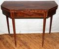021159 ENGLISH MAHOGANY CONSOLECARD TABLE