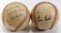 010067 NORM CASH JIM NORTHRUP AUTOGRAPHED BASEBALLS
