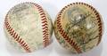 010065 1945 DETROIT TIGERS  YANKEES SIGNED BASEBALLS