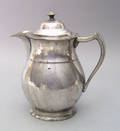 Connecticut pewter teapot