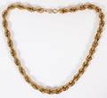 14KT YELLOW GOLD SPIRALTWIST NECKLACE
