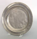 Philadelphia Love pewter basin late 18th c
