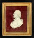 WAX PROFILE BUST OF SHAKESPEARE FRAMED