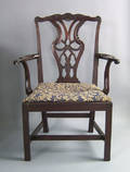 George III mahogany armchair ca 1760