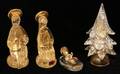 MURANO GLASS NATIVITY SCENE FOUR PIECES