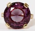 1422CT ALEXANDRITE  1CT DIAMONDS RING