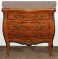 LOUIS XV STYLE THREEDRAWER COMMODE