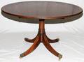 SHERATON STYLE MAHOGANY DINING TABLE
