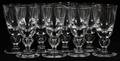 STEUBEN GLASS GOBLETS EIGHT