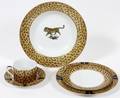 LYNN CHASE AMAZONIAN JAGUAR LUNCHEON SET