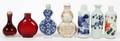 CHINESE PORCELAIN SNUFF BOTTLES SEVEN