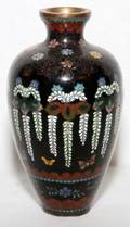 CHINESE CLOISONN VASE 19TH C