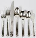 ROYAL CREST CASTLE ROSE STERLING FLATWARE SET