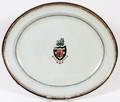 CHINESE EXPORT ARMORIAL PORCELAIN PLATTER