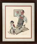 NORMAN ROCKWELL LITHOGRAPH PRESCRIPTION REMEDY