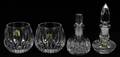 WATERFORD TUMBLERS  PERFUME BOTTLES FOUR PIECES