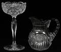 CUT GLASS COMPOTE  PITCHER C 1910