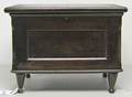 Miniature blanket chest on turned legs