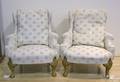 Pair of miniature Queen Anne style wing chairs