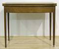 New England Federal maple card table