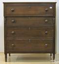 Sheraton cherry chest of drawers