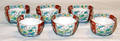 3101 JAPANESE IMARI ENAMELED PORCELAIN CUPS MEIJI PER
