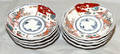 3096 JAPANESE IMARI ENAMELED PORCELAIN DISHES MEIJI P