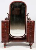 MAHOGANY DRESSING TABLE C 1870