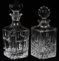 WATERFORD CUT CRYSTAL DECANTER  ONE OTHER