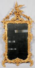CHIPPENDALE STYLE MIRROR C 1980