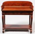 AMERICAN EMPIRE MAHOGANY WASHSTAND
