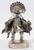 TOBY HENDERSON NAVAJO STERLING KACHINA FIGURE
