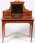 ENGLISH LEATHER TOP WRITING DESK