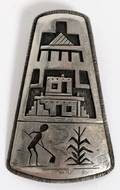 VICTOR COOCHWYTEWA SILVER PENDANT