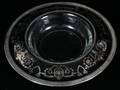 STERLING OVERLAY GLASS CENTERPIECE BOWL